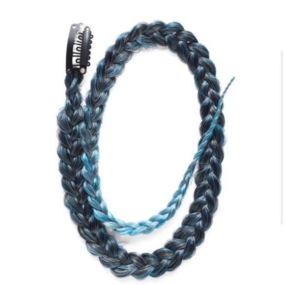 Pop by Hairdo 20” Teal Hair Extension Metallic Clip In Braid Extension Gift NEW - Picture 5 of 15